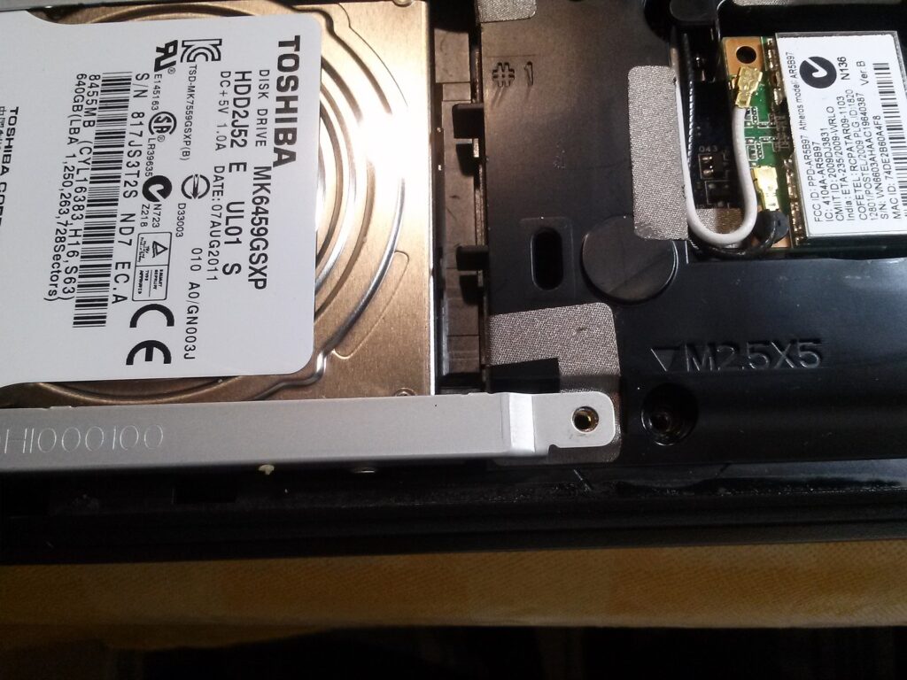 wymiana dysku na ssd